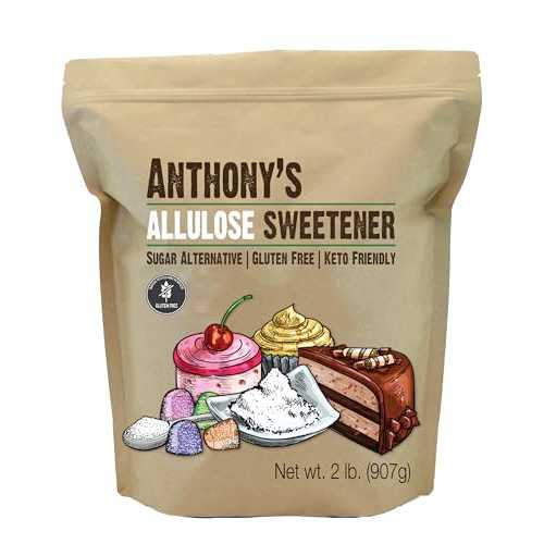 ??? ???? ???, 907.2g, ?? ??? ??? ??, ?? ??? ?? ???, ? ???? ??, ???? Anthony's Allulose Sweetener, 2 lb, Batch Tested Gluten Free, Keto Friendly Sugar Alternative, Zero Net C