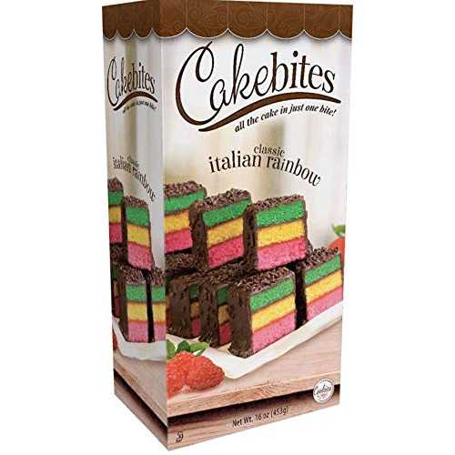 オリジナルの Cakebites クラシック イタリアン レインボー | 8 個のグラブ＆ゴー パック COOKIES UNITED ALWAYS FRESH The Original Cakebites Classic Italian Rainbow | 8 Grab & Go Packs 7,164円