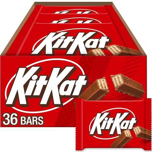 キットカット ミルクチョコレートウエハース キャンディーバー、1.5 オンス (36 個) KIT KAT Milk Chocolate Wafer Candy Bars, 1.5 oz (36 Count)