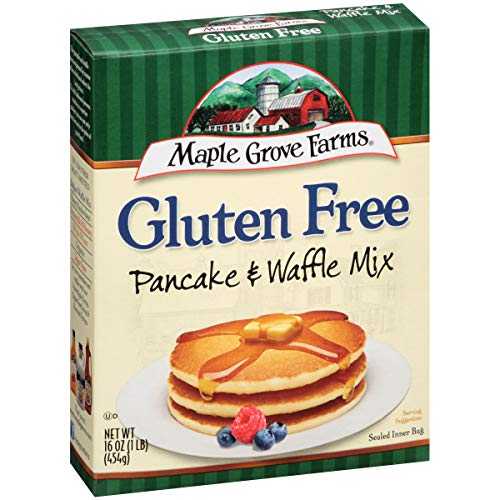 Maple Grove Farms、パンケーキ & ワッフル ミックス、グルテンフリー、16 オンス箱 (4 個パック) Maple Grove Farms, Pancake & Waffle Mix, Gluten Free, 16 Ounce Boxes (Pack of 4)