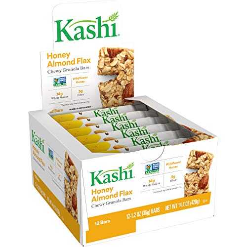 Kashi, Chewy Granola Bars, Honey Almond Flax, Non-GMO Project Verified, 14.4 oz (Pack of 6) 13,878円
