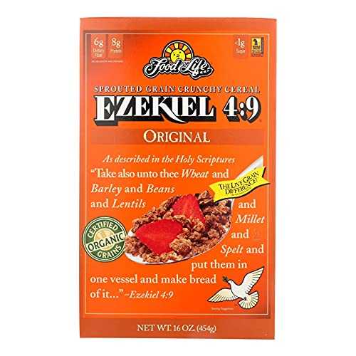 Food For Life Baking Co. Cereal - Organic - Ezekiel 4-9 - Sprouted Whole Grain - Original - 16 oz - case of 6