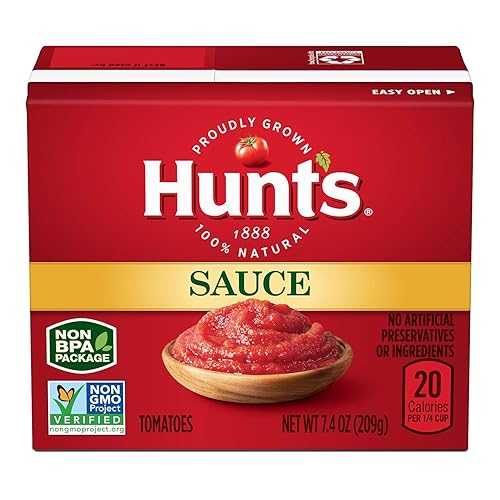 Hunt's Hunt’s Tomato Sauce, Perfect for Chili & Soups, 7.4 oz. Carton (Pack of 24)