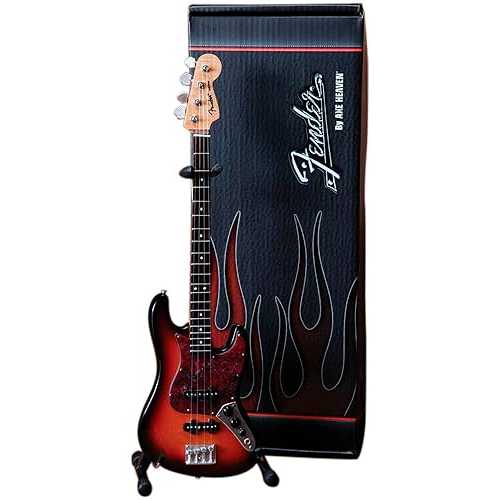 Axe Heaven FJ-002 Fender Jazz 3-Color Sunburst Miniature Bass Replica