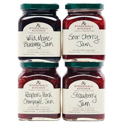 その他 Stonewall Kitchen, Jam Collection, 4-Piece Gift Set
