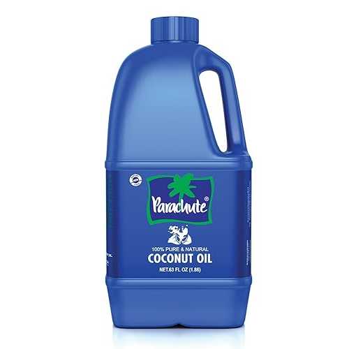 Parachute 100% Pure and Natural Unrefined Coconut Oil | No Chemicals & Added Preservatives | 63 fl.oz