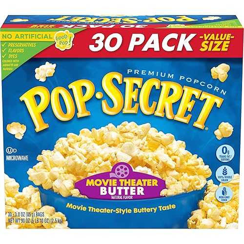 洋書 Pop Secret Microwave Popcorn, Movie Theater Butter Flavor, 3 Oz Sharing Bags, 30 Ct