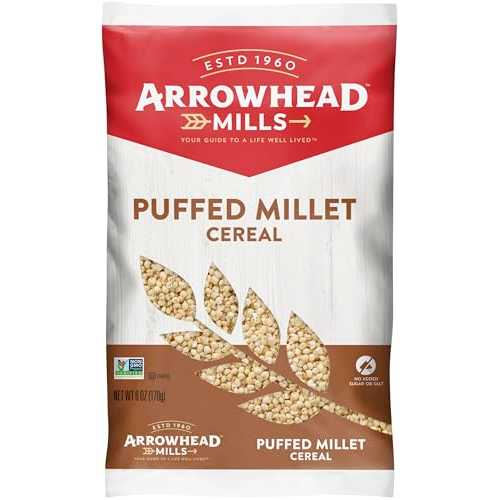 Arrowhead Mills Puffed Millet Cereal, 6 oz Bag (Pack of 12) 14,276円
