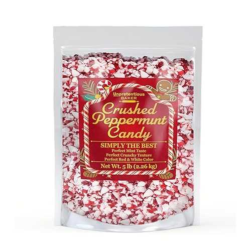 Unpretentious Crushed Peppermint Candy Pieces 5 lb.