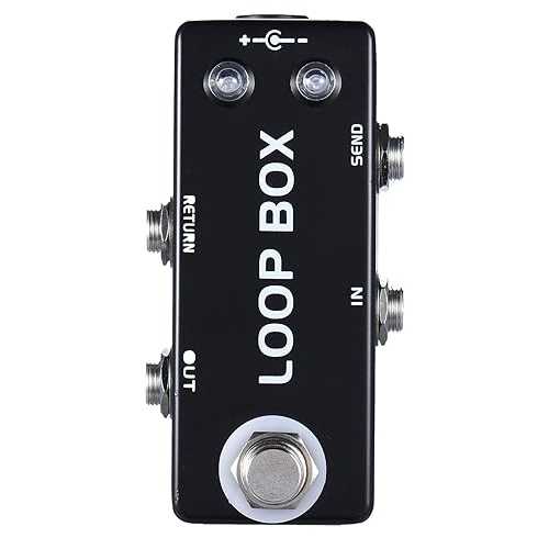 YMUZE Moskyaudio Mini Loop Box Guitar Effect Pedal with Channel Selection True Bypass
