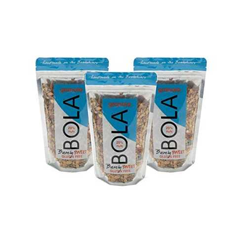 BOLA グラノーラ ベアリースイート、低糖、アーモンド & パンプキンシード グラノーラ、12 オンス - 3 パック BOLA granola Barely Sweet, Low Sugar, Almond & Pumpkin Seed Granola, 12oz - 3 PACK