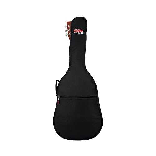 Gator Cases Foam Padded Mini Acoustic Guitar Gig Bag, Fits Acoustic Guitars up to 38.5" in Length (GBE-MINI-ACOU)｜Glomarket