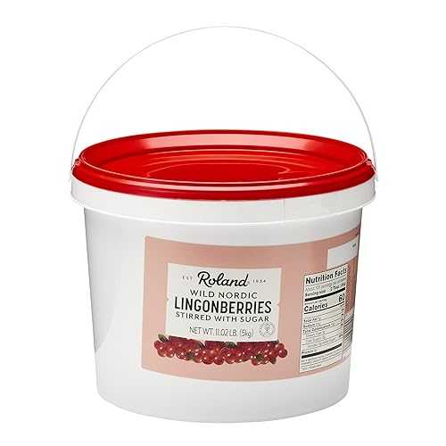 Roland Foods Wild Swedish Lingonberries, Specialty Imported Food, 11.02 Pound, Pack of 1