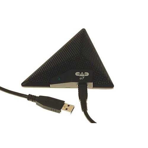 CAD Audio U7 USB Tabletop Omnidirectional Condenser Microphone ? Speech-Tailored Response, 10′ USB Cable, Plug-&-Play 21,398円