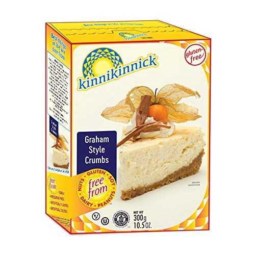 Kinnikinnick - Graham Style Crumbs - Gluten Free, Allergy Friendly Vegan Graham Cracker Crumbs - 10.5 oz. Boxes - 3 Pack