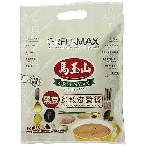 GREENMAX SINCE 1961 GREENMAX Black Soybean and Multi Grains Meal, 14.7 Ounce