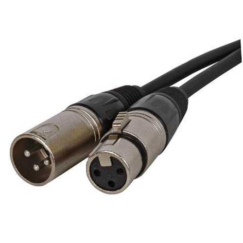 Stellar Labs 555-11904 3 ピン DMX ケーブル - 30 フィート Stellar Labs 555-11904 Three Pin DMX Cable - 30'