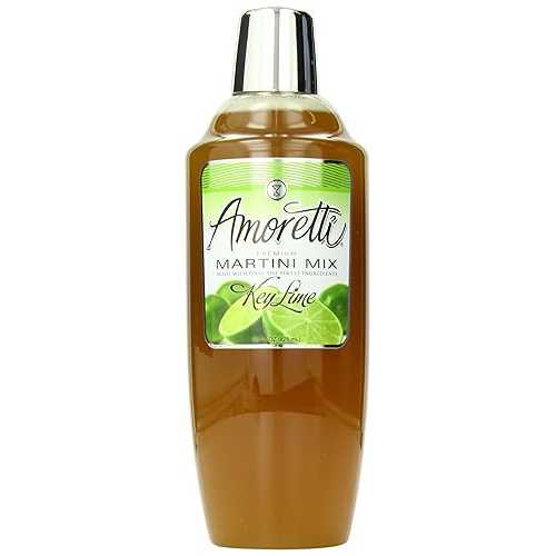 アモレッティ プレミアム マティーニ カクテル ミックス、キー ライム、28 オンス Amoretti Premium Martini Cocktail Mix, Key Lime, 28 Ounce