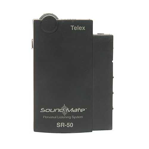 Telex SR-50 SoundMate 単一周波数パーソナル受信機 (Ch B 72.2) Telex SR-50 SoundMate Single Frequency Personal Reciever (Ch B 72.2)｜Glomarket