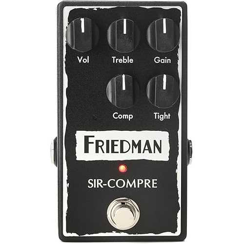Friedman Amplification Sir-Compre コンプレッサー、ゲインギターエフェクトペダル付き Friedman Amplification Sir-Compre Compressor with Gain Guitar Effects Pedal