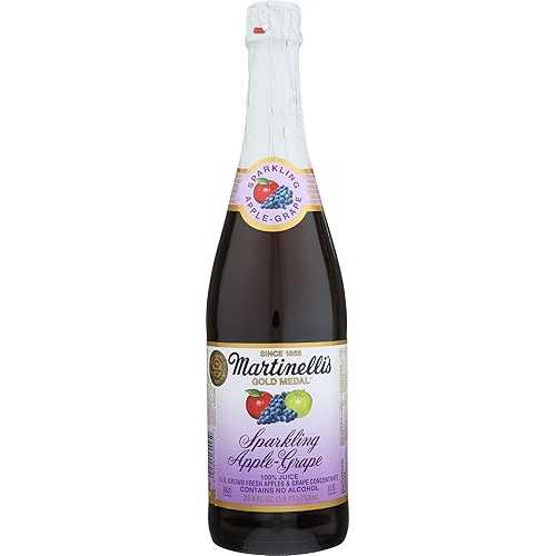 Martinelli's Sparkling Apple Grape Juice 25.4 oz. (Pack of 2) 8,462円
