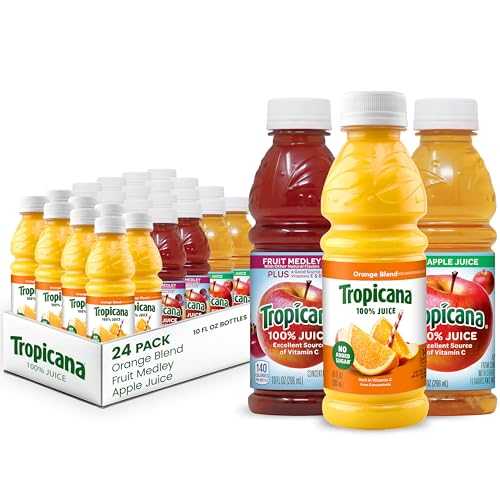 トロピカーナ 100% ジュース 3 フレーバー クラシック バラエティ パック、10 液量オンス (24 個パック) Tropicana 100% Juice 3-flavor Classic Variety Pack,10 Fl Oz (Pack of 24)