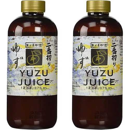 Yagami Orchard 100 % 純国産ゆずジュース、12 オンス (2 個パック) Yakami Orchard 100 % Pure Japanese Yuzu Juice, 12 Ounce (Pack of 2)