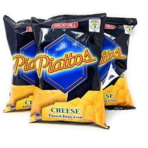 Jack 'n Jill Jackn Jill Piattos Potato Crisps Cheese, 3 Oz (85g), 6 Pack