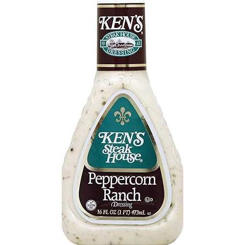 ケンズ ステーキハウス ドレッシング ペッパーコーンランチ - 6 パック Ken's Steak House Dressing Peppercorn Ranch - 6 Pack