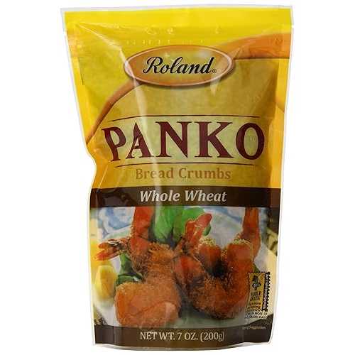 Roland Foods Panko Bread Crumbs, Whole Wheat, 7 Ounce Bag, Pack of 6