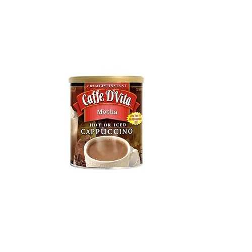 Caffe D'vita Premium Instant Mocha Cappuccino, 3lbs (Mocha Cappuccino, 48 OZ.)