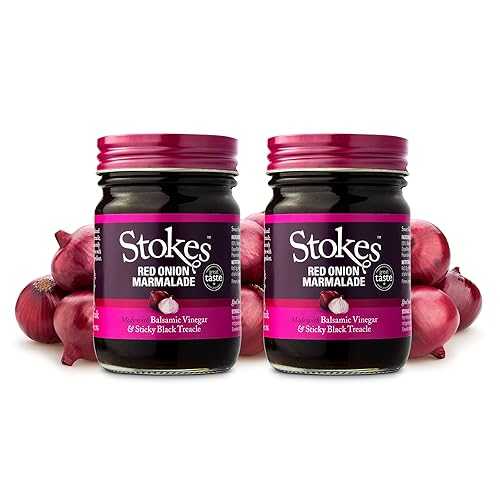 ストークスソース レッドオニオンマーマレード (265g) - 2個パック Stokes Sauces Red Onion Marmalade (265g) - Pack of 2