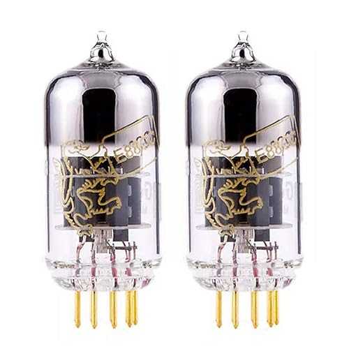 マッチドペア (2x) Genalex Gold Lion 6922 チューブ (E88CC) Matched Pair (2x) Genalex Gold Lion 6922 tube (E88CC)