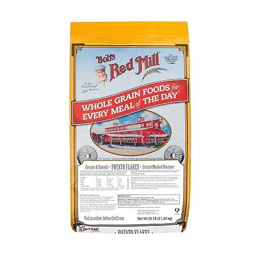 Bob's Red Mill インスタント マッシュ ポテト クリーミー ポテト フレーク、25 ポンド Bob's Red Mill Instant Mashed Potatoes Creamy Potato Flakes, 25 Pound