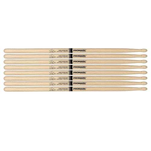 ProMark Neil Peart 747 Shira Kashi Oak Drumsticks, Wood Tip, Buy 3 Pairs Get 1 Free