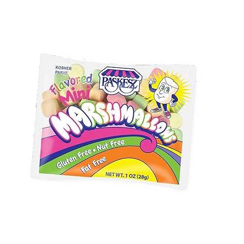 Paskesz 風味のミニマシュマロ 1 オンス バッグ(12個入り) Only Kosher Candy Paskesz Flavored Mini Marshmallows 1 Oz. Bag (Pack of 12)画像