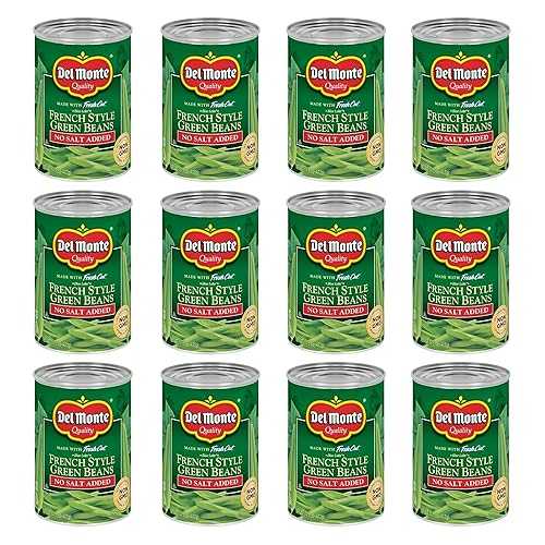Del Monte フレッシュカット ブルーレイク フレンチスタイルインゲン、食塩無添加野菜缶詰、12パック、14.5オンス缶 Del Monte FRESH CUT BLUE LAKE French Style Green Beans, No Salt Added Canned Vegetables, 12 Pack, 14.5 oz Can 9,275円