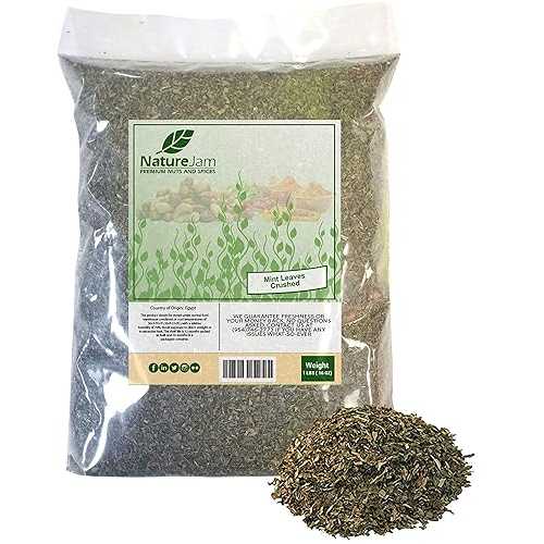 ミントの葉 (砕いた) 1 ポンド バルクバッグ - ハッカ Naturejam Mint Leaves (Crushed) 1 Pound Bulk Bag-Mentha