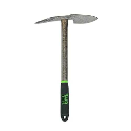 Yard Butler Terra Garden Hand Tools - Weeding Hand Tiller Tool for Efficient Gardening - Weed Remover Tool for Lawn & Garden Care - Durable Gardening Accessory, Planter