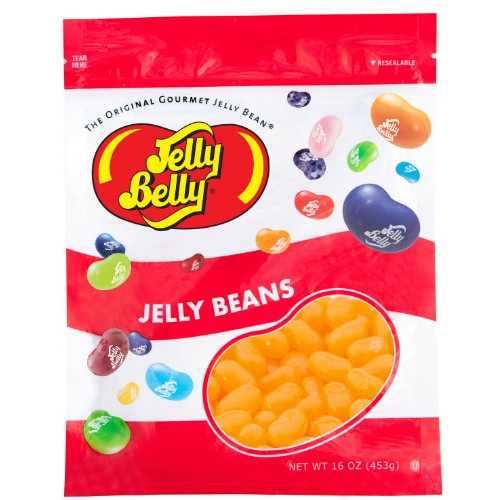 Jelly Belly マスクメロン ジェリービーンズ - 1 ポンド (16 オンス) 再封可能なバッグ - 本物、公式、供給元から直接 Jelly Belly Cantaloupe Jelly Beans - 1 Pound (16 Ounces) Resealable Bag - Genuine, Official, Straight from th