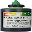 シェフマスター エアブラシ スプレー 食品用カラー、9オンス、ネオンブライトグリーン Chefmaster Airbrush Spray Food Color, 9-Ounce, Neon Brite Green画像