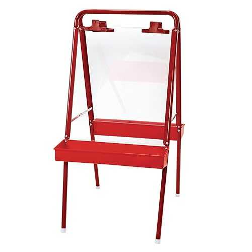 Colorations - 2WAPE 2-Way Indoor/Outdoor Adjustable Acrylic Panel Easel for Kids (23\