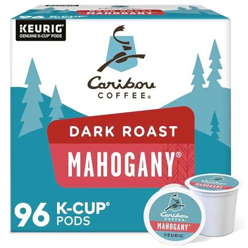 カリブー コーヒー マホガニー、シングルサーブ キューリグ K カップ ポッド、ダーク ロースト コーヒー、96 カウント Caribou Coffee Mahogany, Single-Serve Keurig K-Cup Pods, Dark Roast Coffee, 96 Count 14,231円