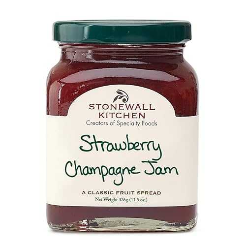 Stonewall Kitchen ストロベリー シャンパン ジャム、11.5 オンス Stonewall Kitchen Strawberry Champagne Jam, 11.5 Ounces