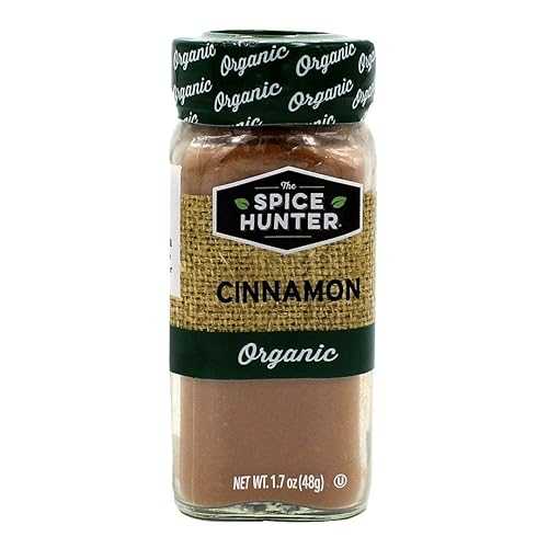 The Spice Hunter シナモン、グラウンド、オーガニック、1.7 オンス瓶 (48 個パック) The Spice Hunter Cinnamon, Ground, Organic, 1.7 Ounce Jar (Pack of 48)