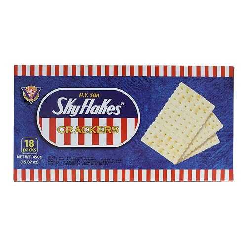 洋書 M.y San Skyflakes Saltine Crackers Pack of Two Boxes 15.87 Ox Per Box or 18 Individual Packs Per Box
