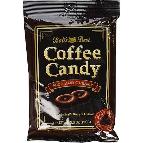 バリズ ベスト コーヒー キャンディ リッチ & クリーミー 5.3オンス (6 パック) Bali's Best Coffee Candy Rich & Creamy 5.3oz (6 Pack)