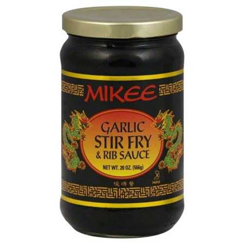 MIKEE ガーリック炒め & リブソース グルテンフリー 20 オンス 3個パック。 MIKEE Garlic Stir Fry & Rib Sauce Gluten Free 20 Oz. Pack Of 3.