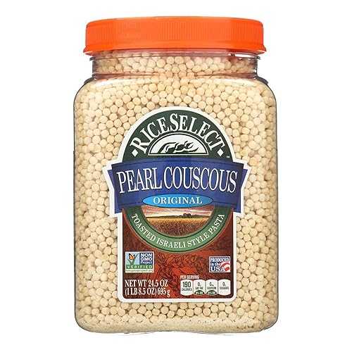 RiceSelect Chefs Original Couscous,Pearl,Orig Plai 25.5 Oz (Pack of 4)|Glomarket