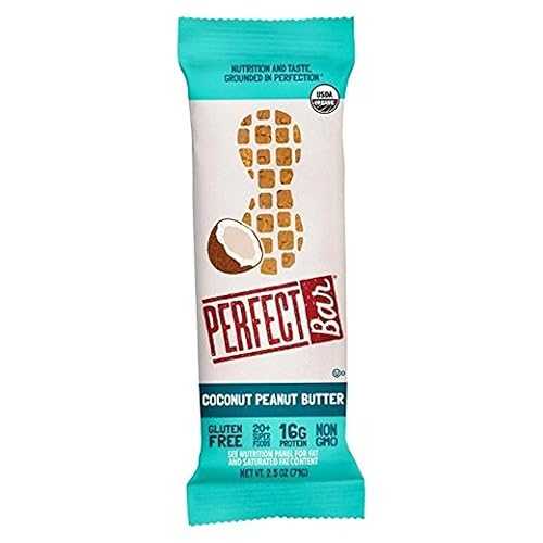PERFECT FOODS パーフェクトバー、ココナッツピーナッツバター、2.5オンス（8個パック） PERFECT FOODS Perfect Bar, Coconut Peanut Butter, 2.5 Ounce (Pack of 8)